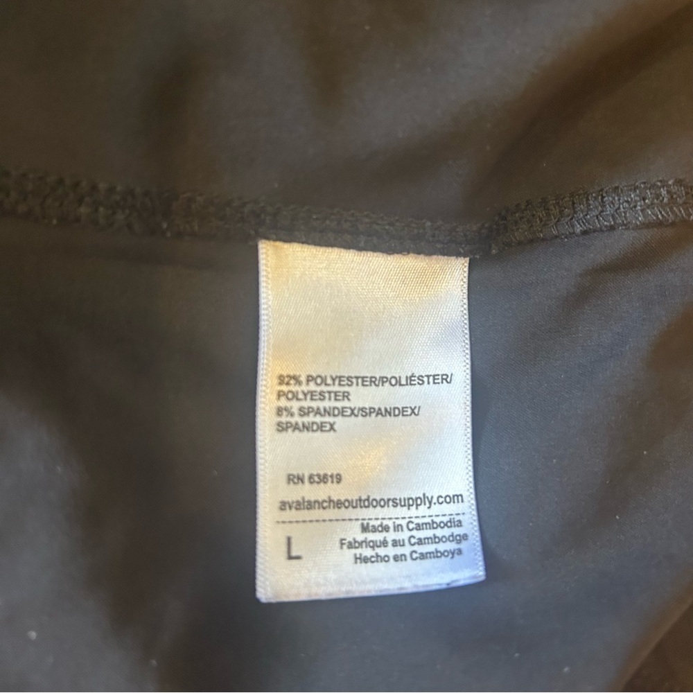 Avalanche Outdoor Women’s Drawstring Waist Tank Dress Black Size L - Picture 4 of 4